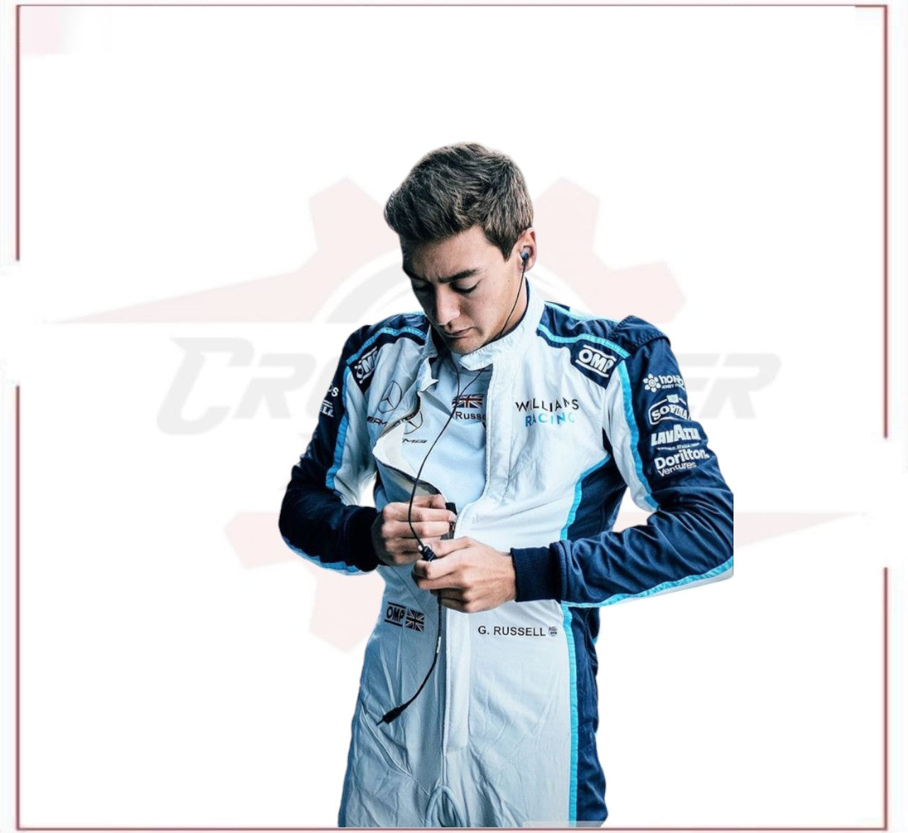 2020 George Russell Williams Racing F1 Race Suit CROSSOVER RACEWEARS