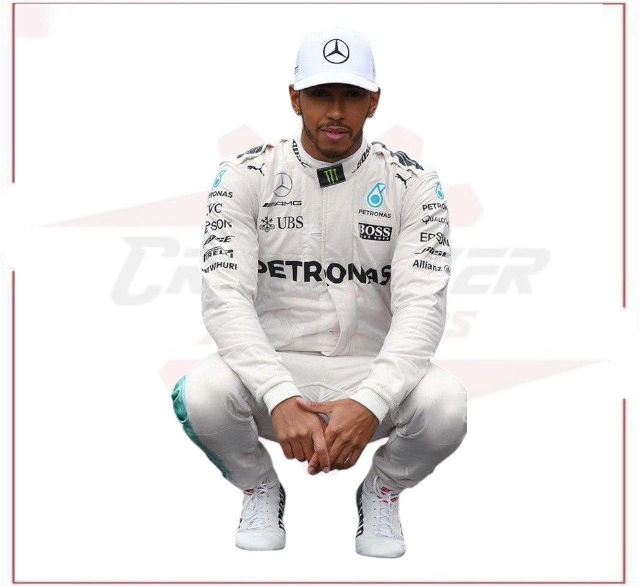 2017 Lewis Hamilton Mercedes-Benz F1 Racing Suit CROSSOVER RACEWEARS