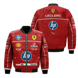 Charles Leclerc Formula 1 2025 Ferrari HP Bomber Jacket