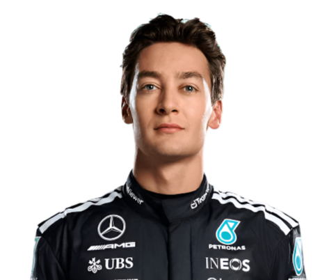 F1 Racing Team Mercedes George Russell  