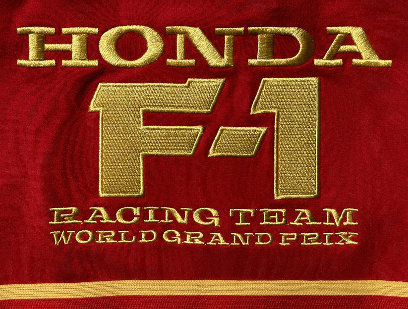 1986 Honda F1 Race Team Zipper Jackets Red