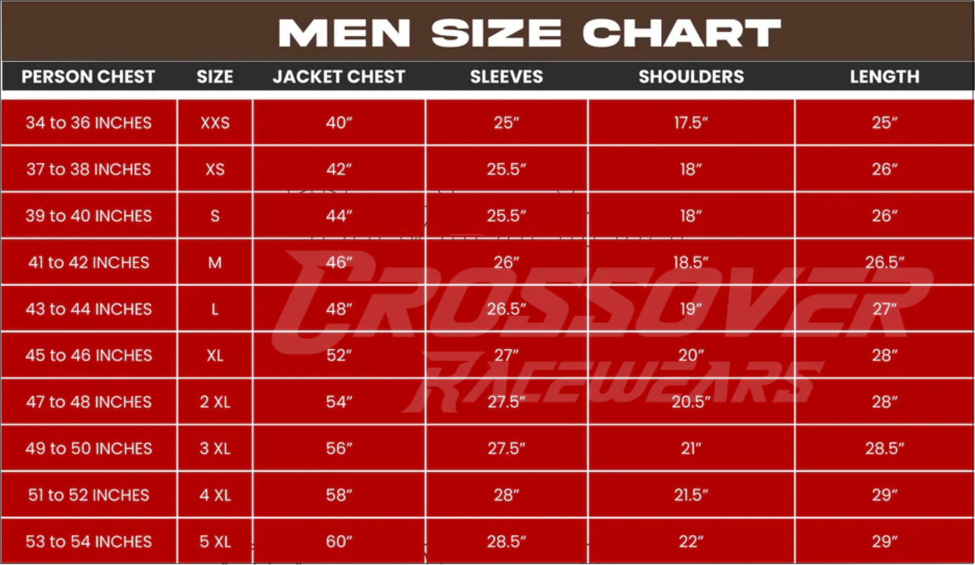 Men's jacket Red Buffered Effect in Genuine Leather CROSSOVER RACEWEARS