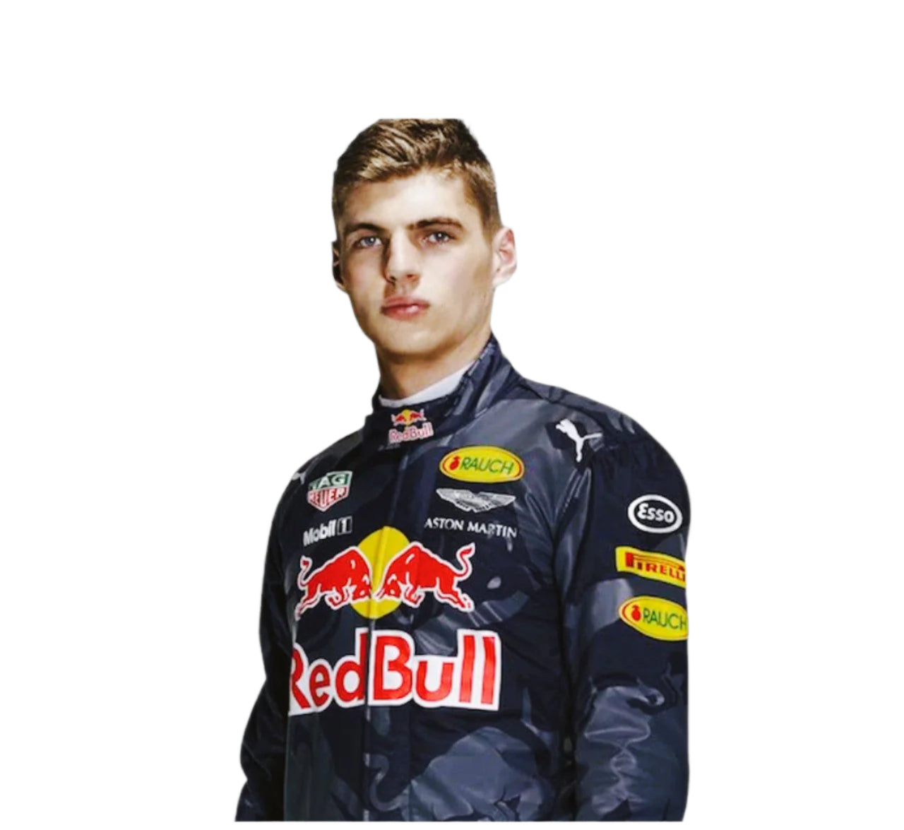 Max Verstappen 2016 Red Bull Race-Used and Signed Suit

