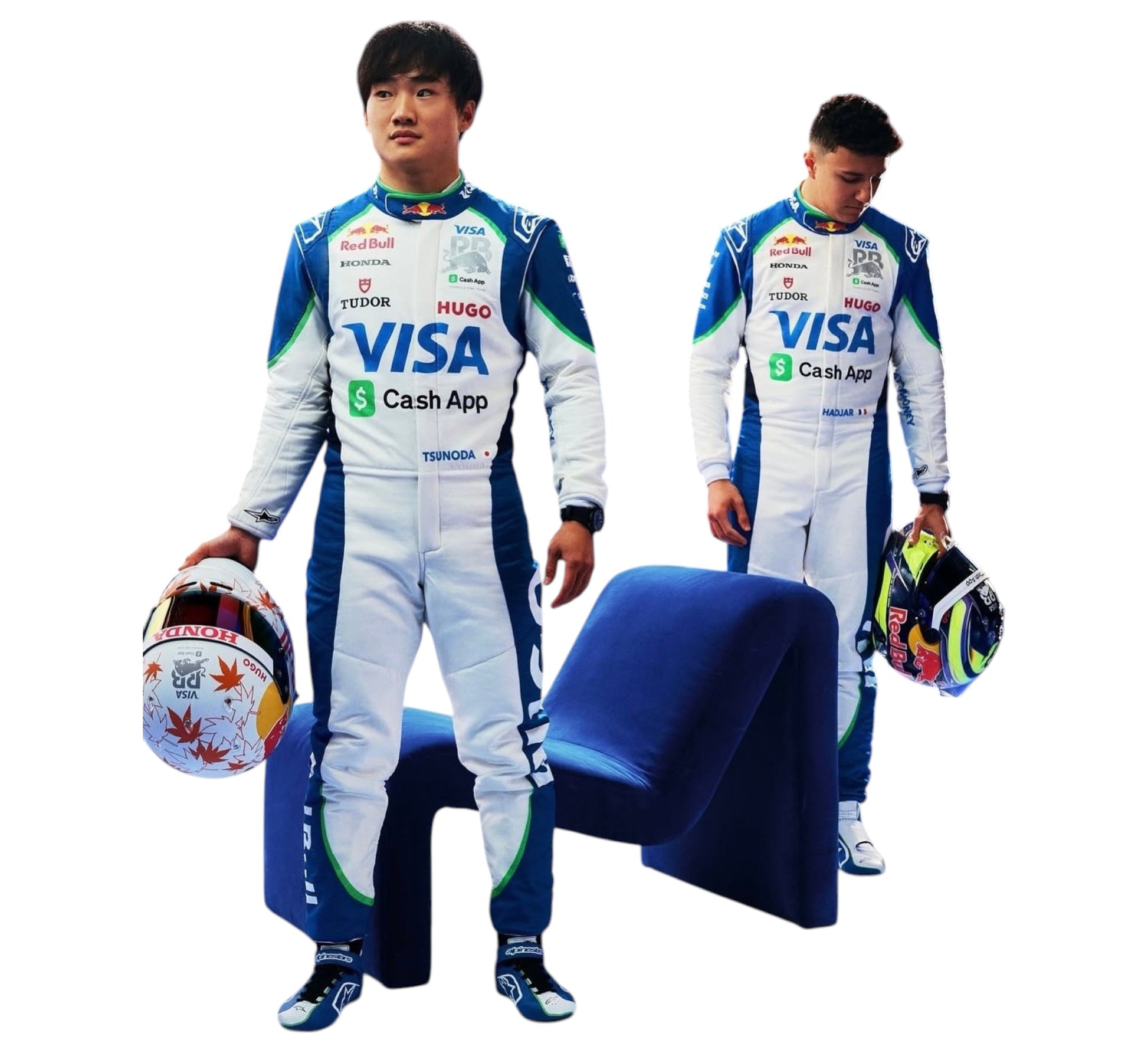 VCARB Unveils 2025 Race Suits For Yuki Tsunoda And Isack Hadjar