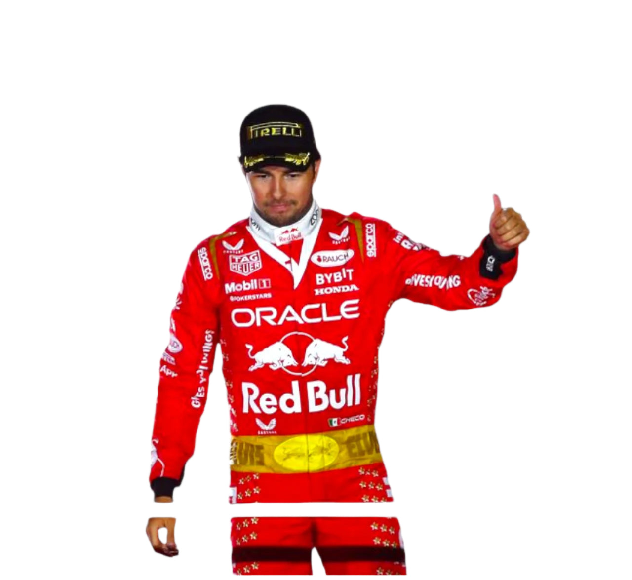 Red Bull F1 racing suit