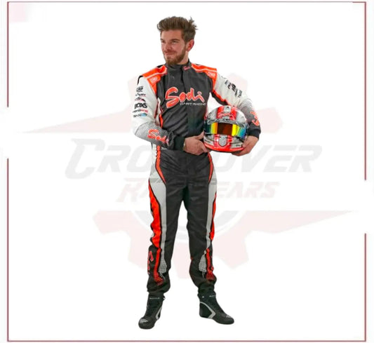 SODI KART OMP RACE SUIT SUBLIMATION PRINTED CROSSOVER RACEWEARS