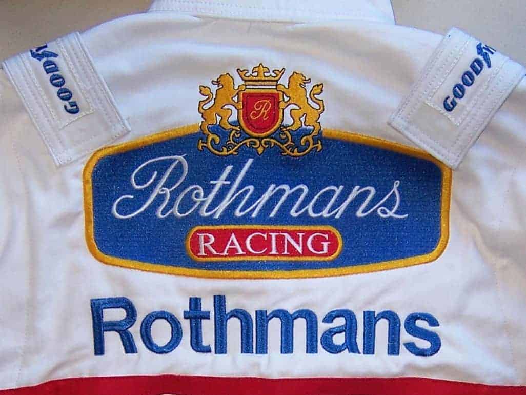 Ayrton Senna Rothmans 1994 Racing Suit Team Williams F1 Rothmans