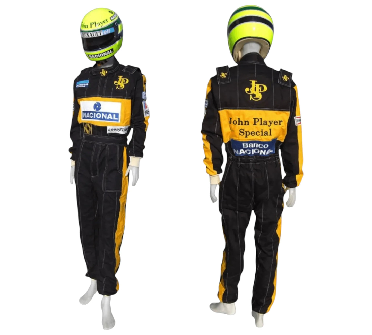 Ayrton Senna 1985 F1 Racing Suit Replica / Team Lotus
