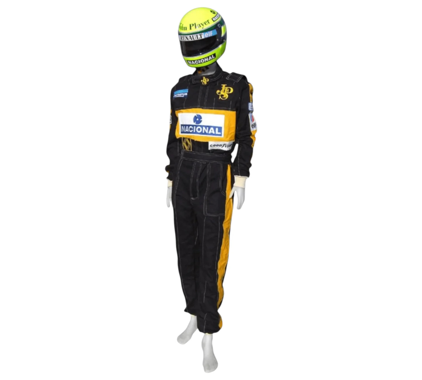 Ayrton Senna 1985 F1 Racing Suit Replica / Team Lotus
