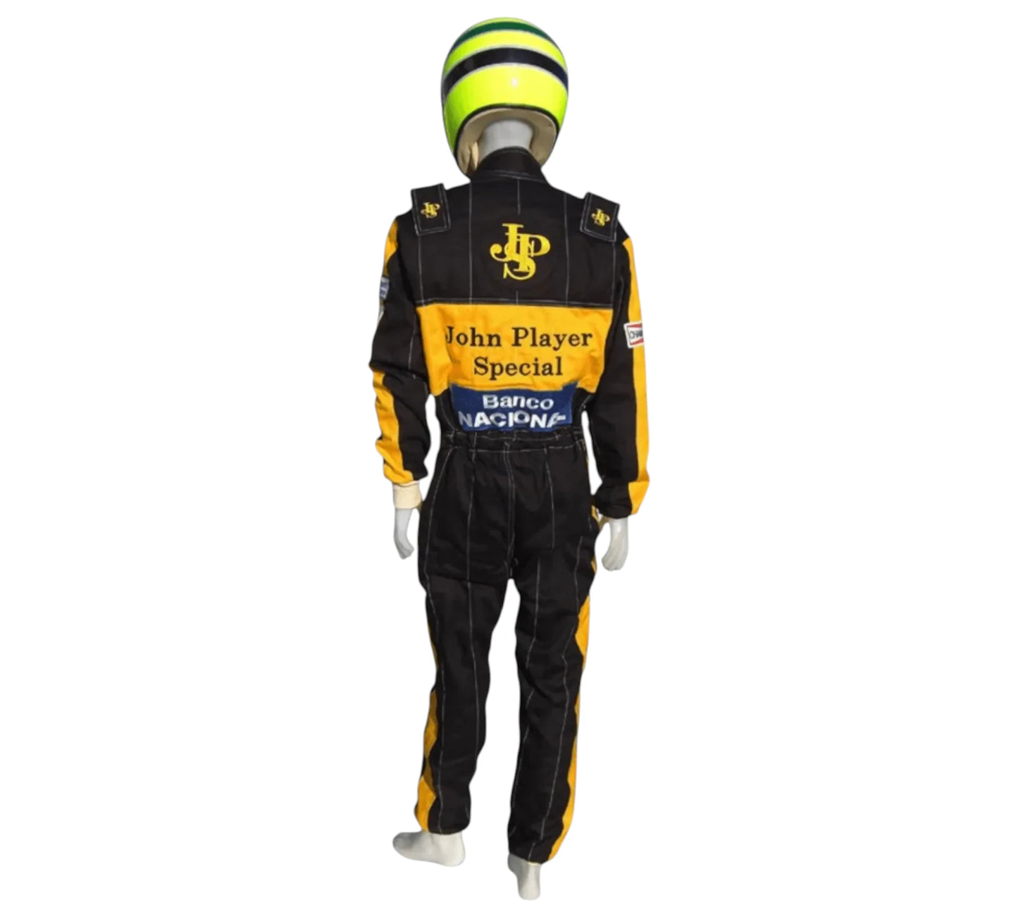 Ayrton Senna 1985 F1 Racing Suit Replica / Team Lotus
