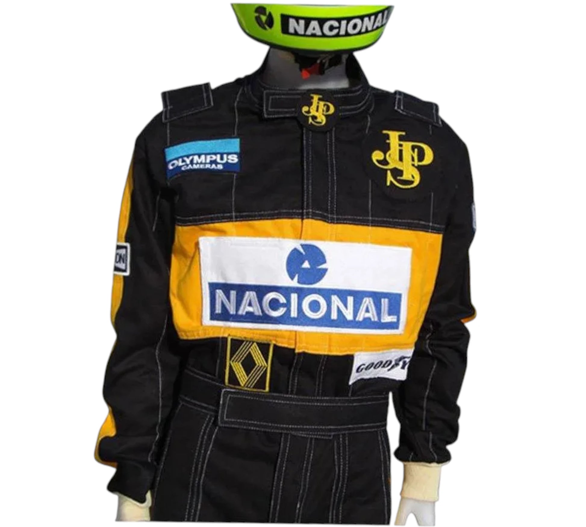 Ayrton Senna 1985 F1 Racing Suit Replica / Team Lotus
