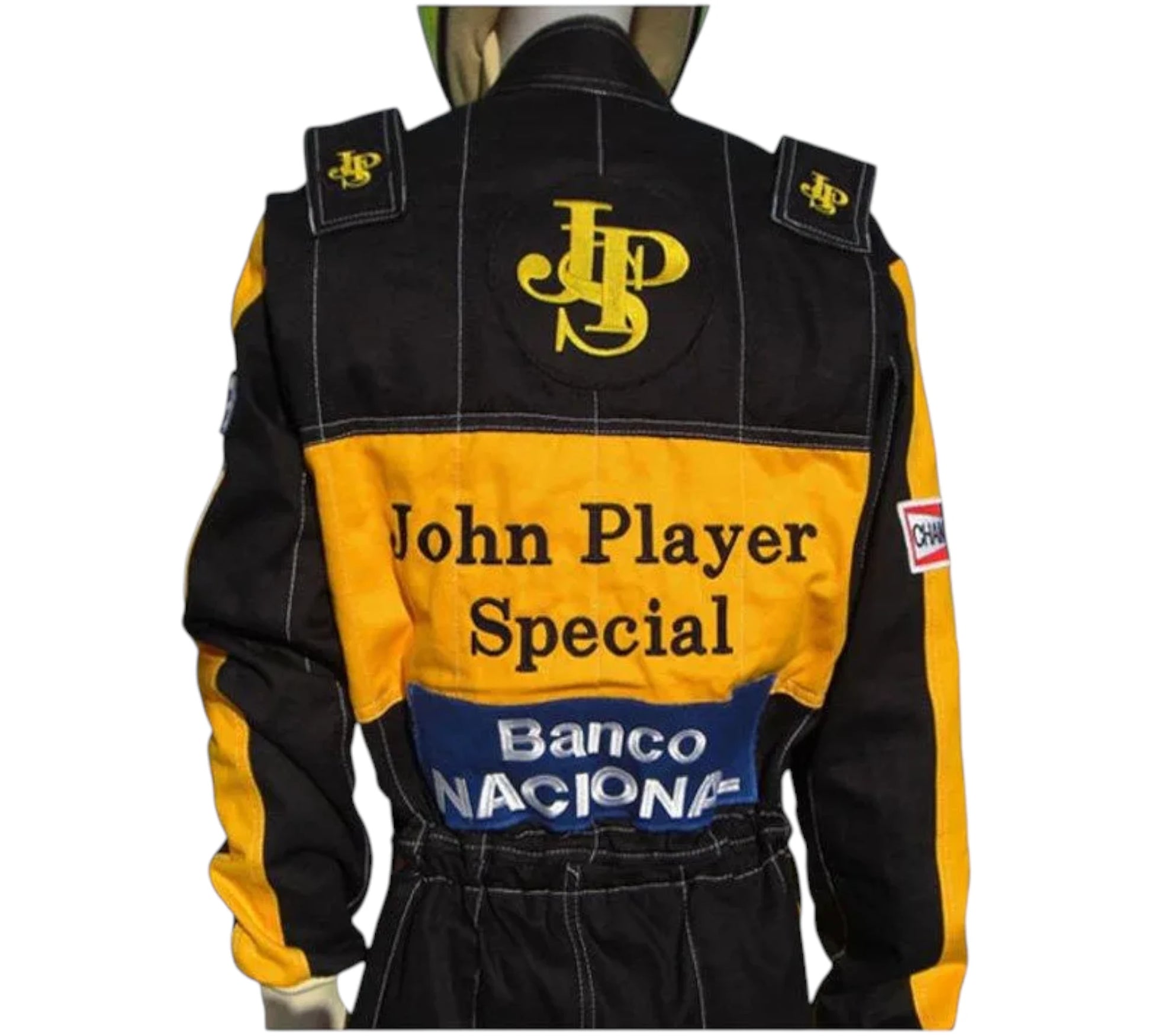Ayrton Senna 1985 F1 Racing Suit Replica / Team Lotus
