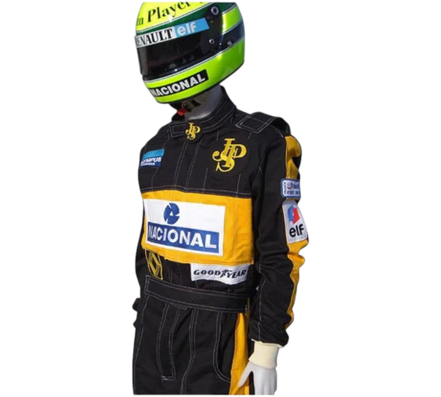 Ayrton Senna 1985 F1 Racing Suit Replica / Team Lotus
