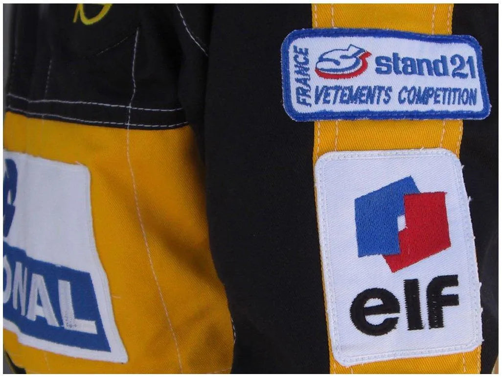 Ayrton Senna 1985 F1 Racing Suit Replica / Team Lotus
