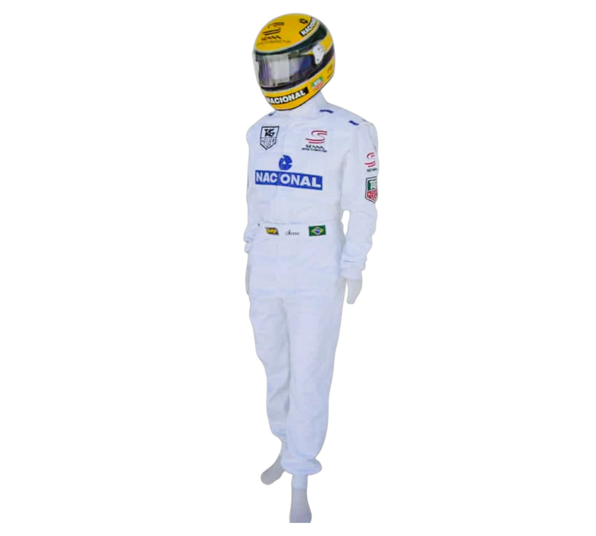 Ayrton Senna 1993 PARIS BERCY Replica Racing Suit
