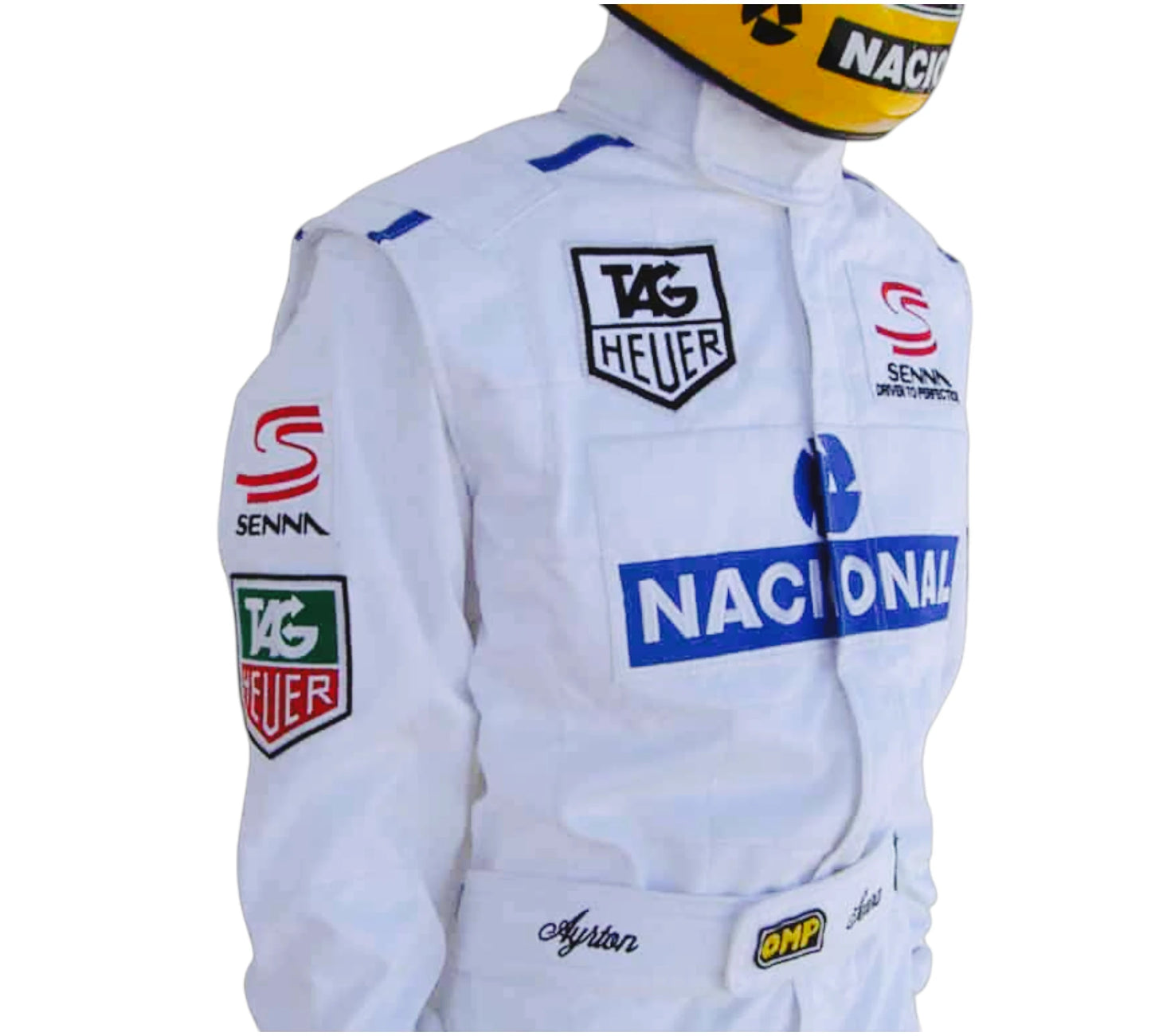 Ayrton Senna 1993 PARIS BERCY Replica Racing Suit
