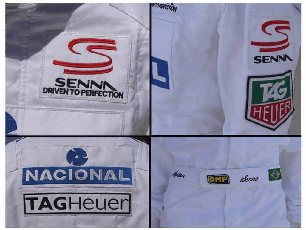 Ayrton Senna 1993 PARIS BERCY Replica Racing Suit
