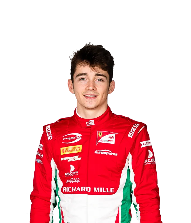 Charles Leclerc 2017 Formula 2 Race Suit Prema Power Team CROSSOVER RACEWEARS