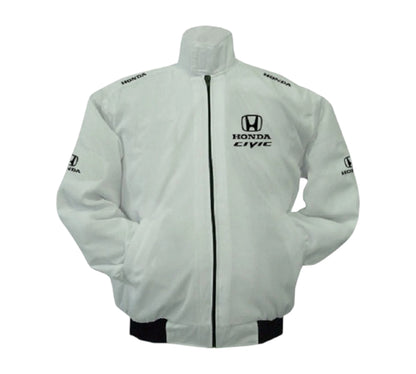 Honda Civic Racing Jacket White
