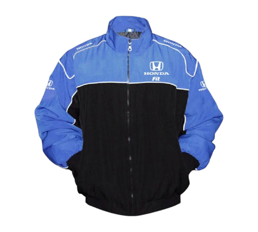 Honda Fit Racing Jacket Blue and Black
