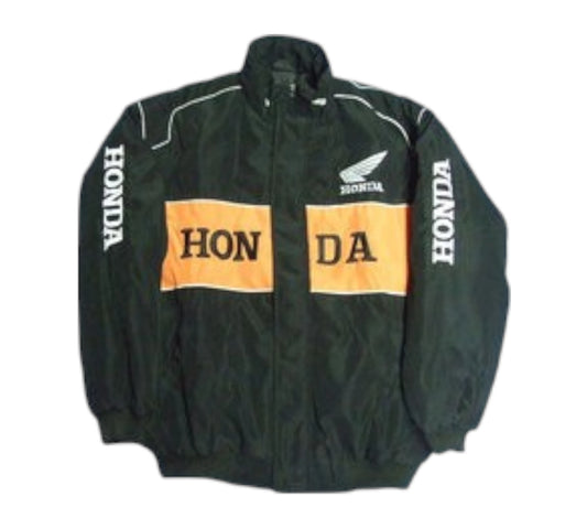 Honda Racing Jacket Orange and Black
