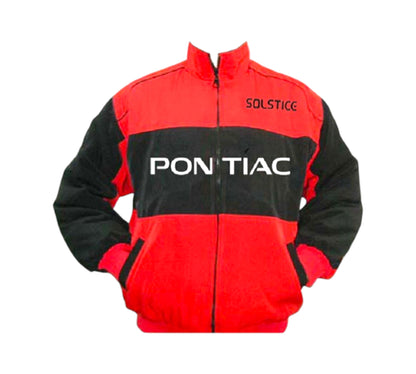 Pontiac Solstice Racing Jacket Black with Red