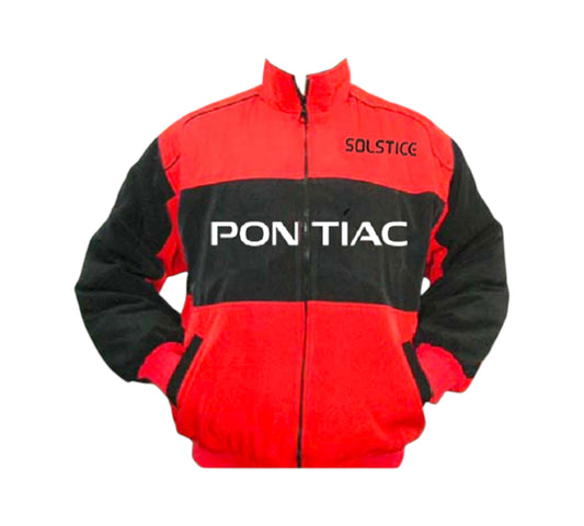 Pontiac Solstice Racing Jacket Black with Red