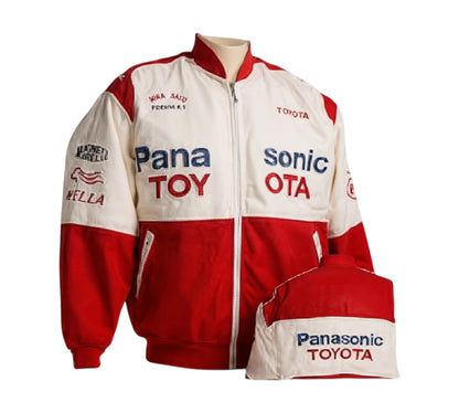 Toyota Panasonic F1 Racing Jacket White and Red
