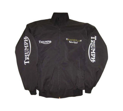 Triumph Bonneville Motorcycle Jacket Black