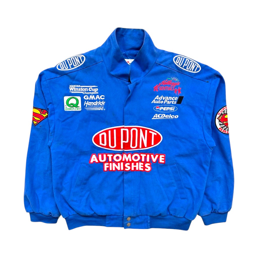Vintage DuPont Blue Nascar Racing Jacket
