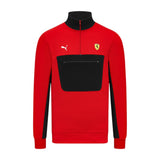 Scuderia Ferrari F1 Logo 1/4 Zip Sweater