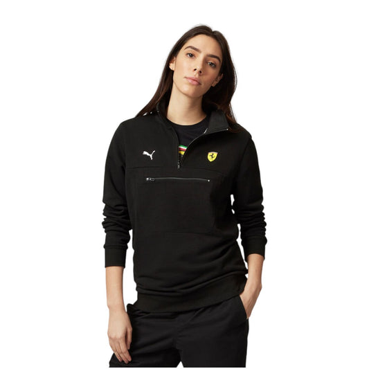Scuderia Ferrari F1 Logo 1/4 Zip Sweater