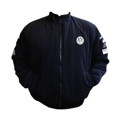 VW Volkswagen Racing Vintage Jacket Black
