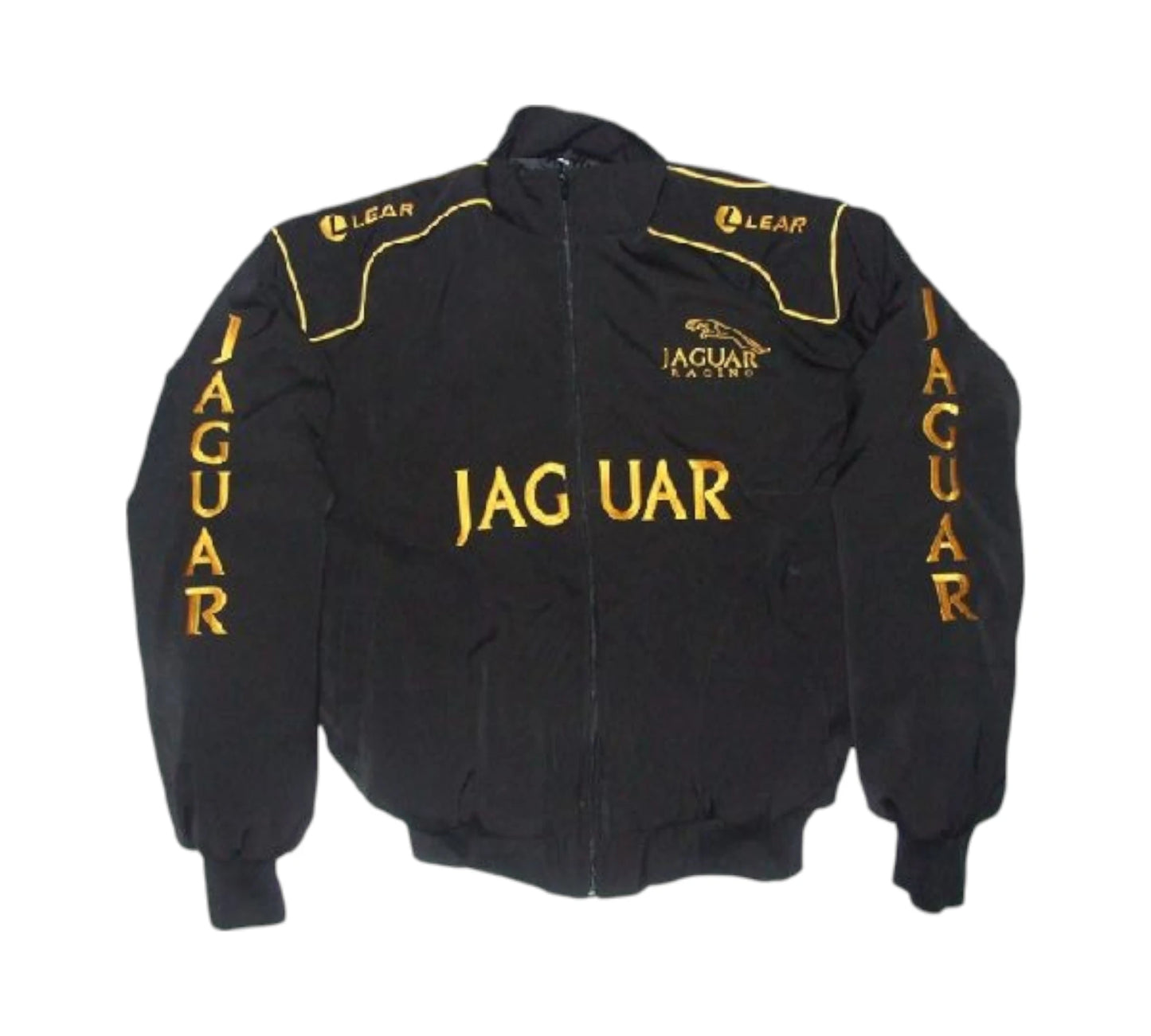 Jaguar Lear Black Racing Jacket
