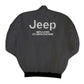 Black jacket with 'Jeep Grand Cherokee' text on a white background