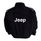 Jeep Racing Jacket Black with Piping
