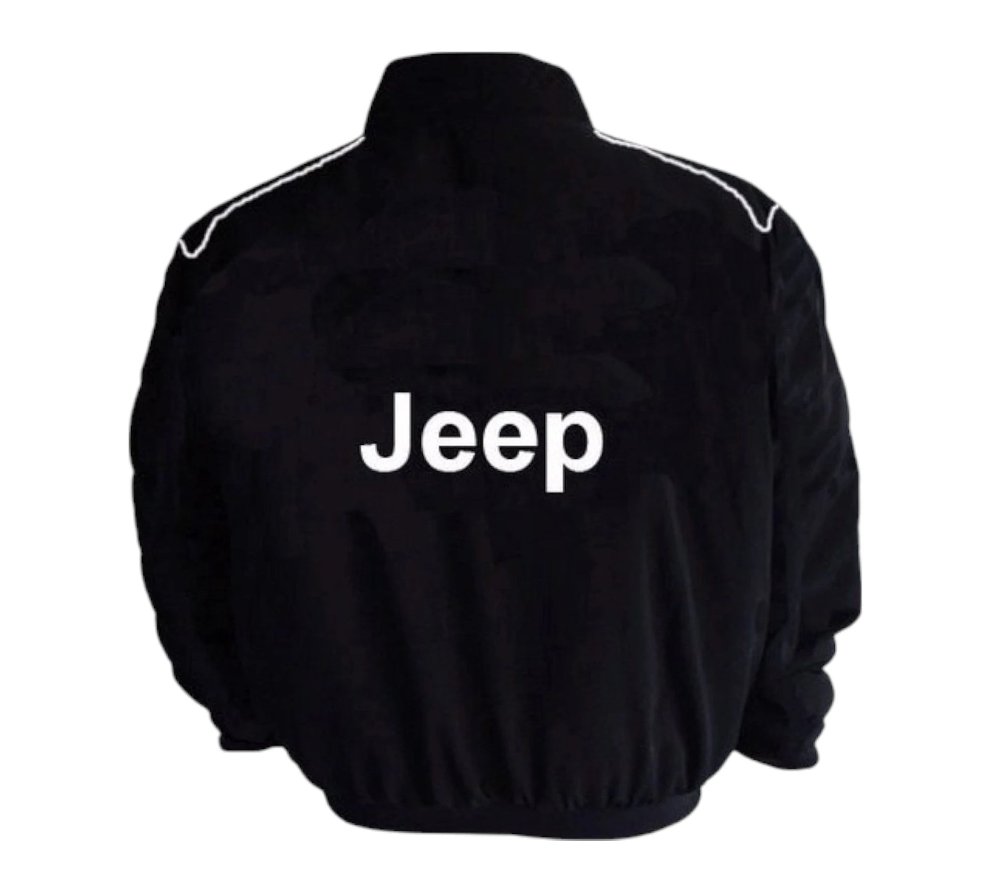 Jeep Racing Jacket Black with Piping
