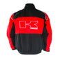Kawasaki KX Motorcycle Jacket Black and Red