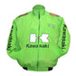 Green Kawasaki jacket on a white background