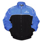 Blue and black jacket with Lexus branding on a white background