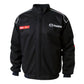 Black jacket with Mazda logo on a white background