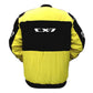 Yellow and black jacket with 'CX-7' logo on a white background