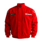 Red jacket with Mazda logo on a white background