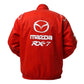 Red jacket with Mazda RX-7 logo on a white background