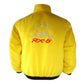 Yellow jacket with Mazda RX-8 logo on a white background