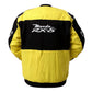Yellow and black jacket with Mazda RX-8 logo on a white background