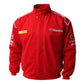 Red jacket with Mazda and RX-8 logos on a white background