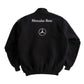 Black jacket with Mercedes-Benz logo on a white background