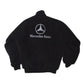 Black jacket with Mercedes-Benz logo on a white background