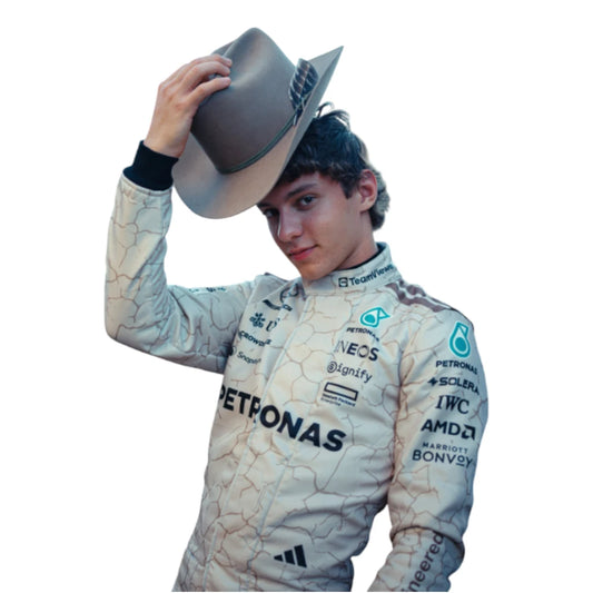2025 Andrea Kimi Antonelli & George Russell Mercedes replica new look suit